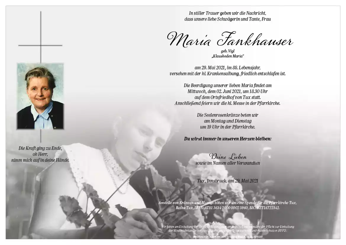 Parte von Maria Fankhauser